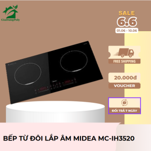 Bếp Từ Đôi Âm Midea MC